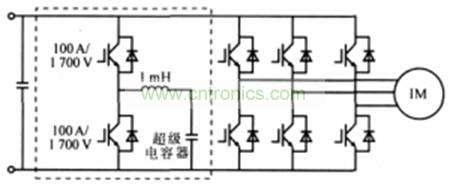 圖1：超級(jí)電容儲(chǔ)能原理圖