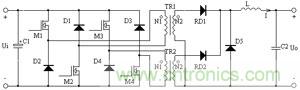 恒流輸出雙管正激交錯(cuò)并聯(lián)DC/DC變換器