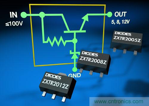  Diodes全新集成高壓穩(wěn)壓器晶體管，顯著提升功率密度和減少器件數(shù)量
