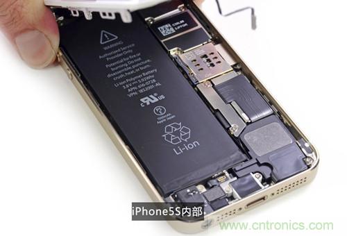 土豪金iPhone 5S拆解：內(nèi)部結(jié)構(gòu)升級(jí)，維修難度增加