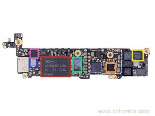 土豪金iPhone 5S拆解：內(nèi)部結(jié)構(gòu)升級(jí)，維修難度增加