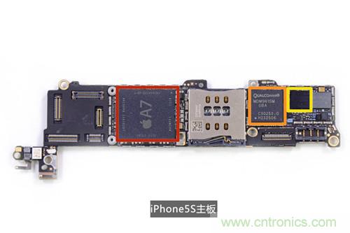 土豪金iPhone 5S拆解：內(nèi)部結(jié)構(gòu)升級(jí)，維修難度增加