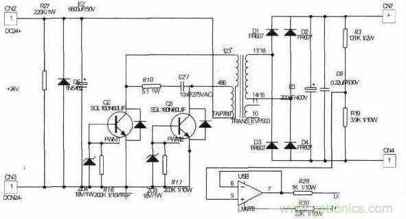 推薦：一款高效率基于推挽逆變的車載開(kāi)關(guān)電源電路設(shè)計(jì)方案