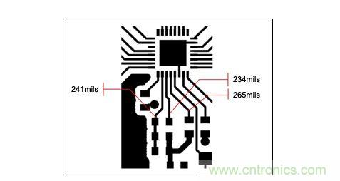 一個緊湊的PCB布局，寄生效應(yīng)會對電路產(chǎn)生影響。