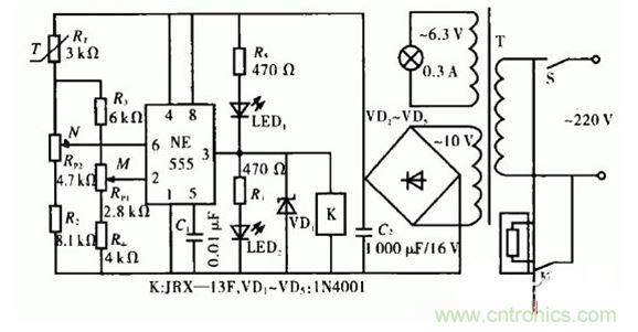 一款溫度區(qū)間控制電路設(shè)計(jì)