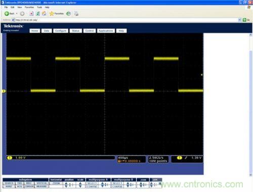 網(wǎng)絡(luò)驅(qū)動示波器可通過瀏覽器遠程訪問