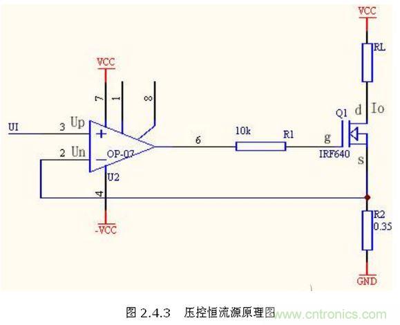 壓控恒流源電路設(shè)計(jì)