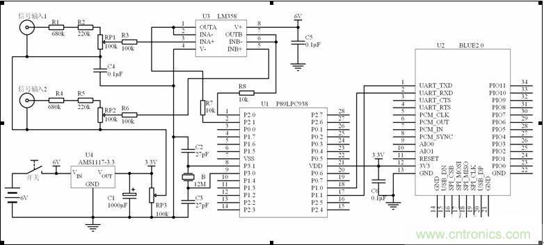 電路解讀：智能藍牙虛擬示波器整體系統(tǒng)電路設(shè)計