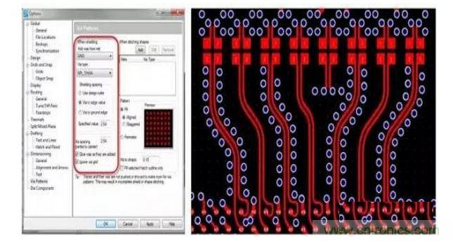 PCB 設(shè)計(jì)工具如果能夠控制共面波導(dǎo)和波導(dǎo)過(guò)孔的創(chuàng)建，將有助于顯著減少設(shè)計(jì)錯(cuò)誤和縮短設(shè)計(jì)時(shí)間。