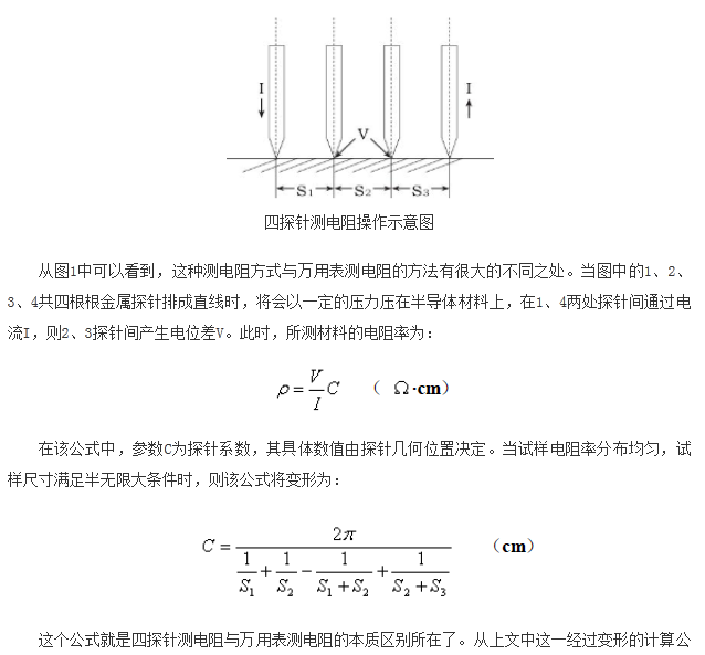 如何區(qū)分萬用表測電阻和四探針測電阻？