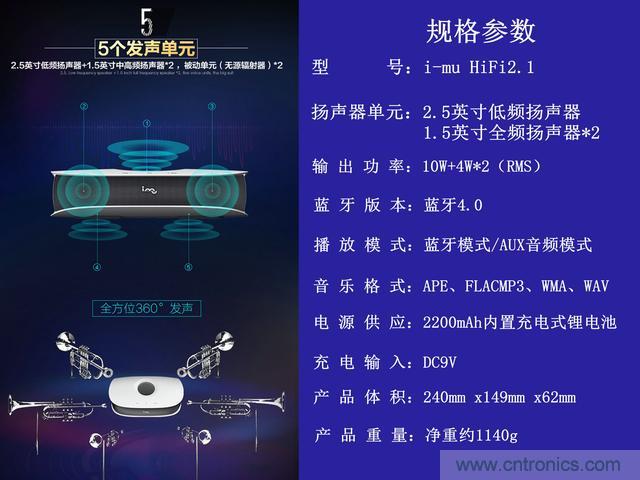 創(chuàng)意無限，品味好聲音！幻響小貝HIFI 2.1震撼來襲