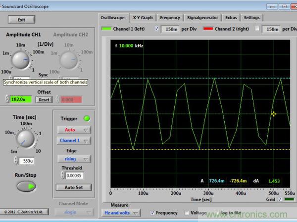 利用軟件和簡單電路就能把電腦音效卡變成示波器