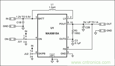 Li+電池供電、低壓高亮度(HB) LED解決方案