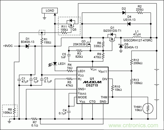 優(yōu)化DS2715電池充電器的負載切換功能