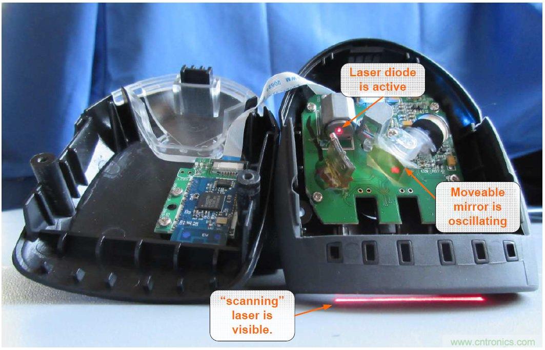 拆解45美元的藍(lán)牙無(wú)線條碼掃描槍?zhuān)l(fā)現(xiàn)里面鏡中有鏡