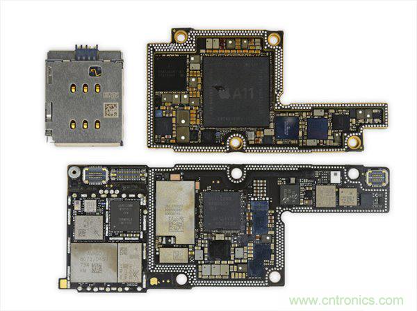 蘋果iPhone X iFixit拆解報告：雙層主板+雙單元電池