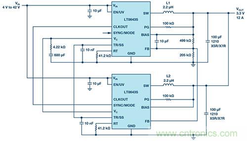 42 V、6 A（峰值7 A）、超低EMI輻射、高效率降壓型穩(wěn)壓器