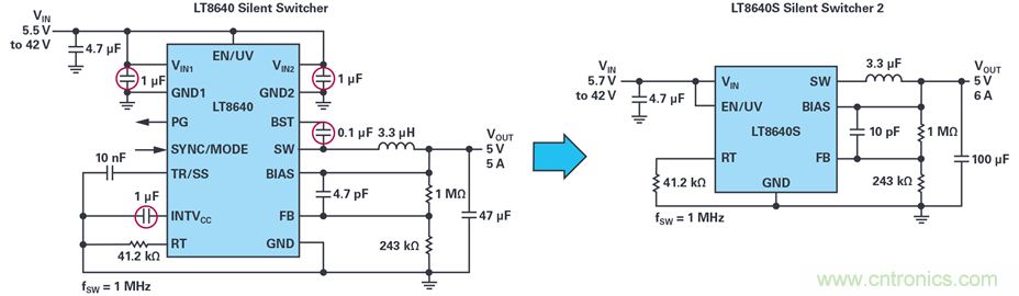 是否可以將低EMI電源安裝到擁擠的電路板上？