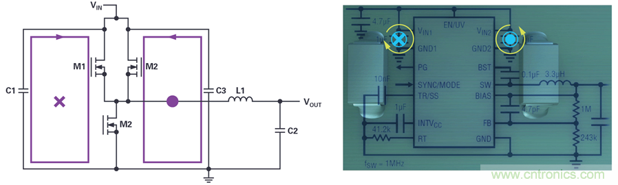 是否可以將低EMI電源安裝到擁擠的電路板上？