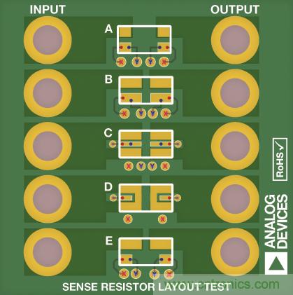 改進低值分流電阻的焊盤布局，優(yōu)化高電流檢測精度