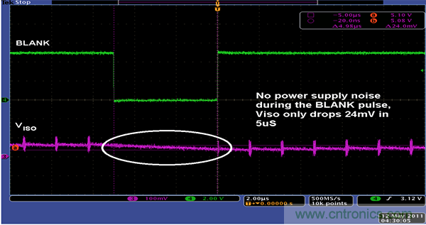 利用isoPower器件屏蔽電源，從而提高精度