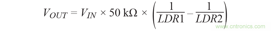 你有沒有試過用儀表放大器測量兩個光源的相對強(qiáng)度？