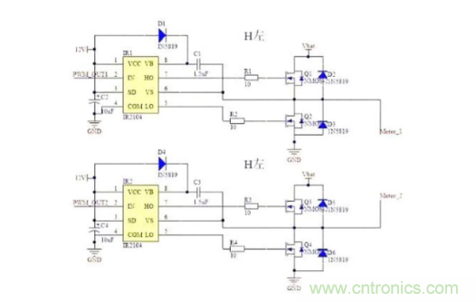 詳解PWM驅(qū)動MOS管H橋電路