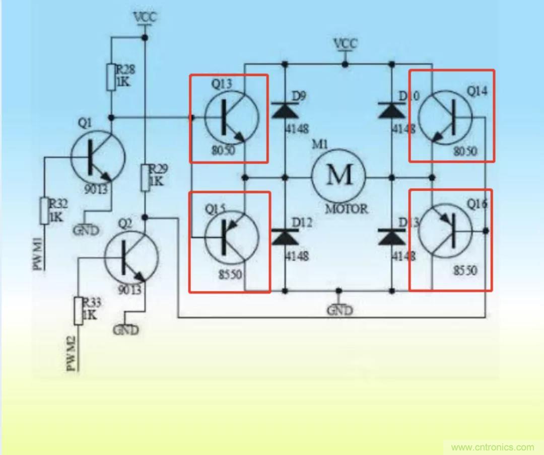 用H橋驅(qū)動直流電機(jī)的效率計算方法