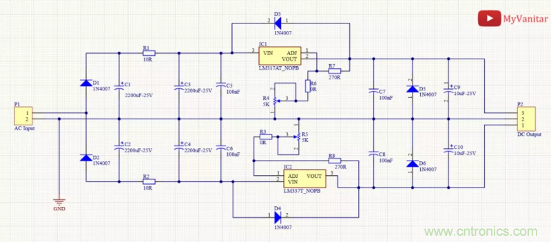 怎樣構(gòu)建可調(diào)線性AC-DC電源供用戶自由調(diào)節(jié)？