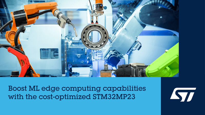 ST 推出 STM32MP23高性價比MPU，搭載兩個Arm Cortex-A35處理器核心