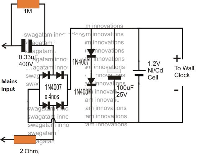 一個簡單的無變壓器1．5V DC電源電路