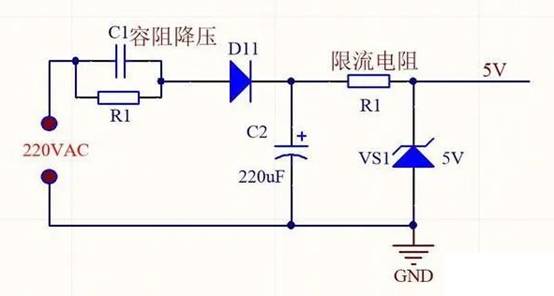 220V直接串聯(lián)電阻降壓5V能給手機(jī)充電嗎？