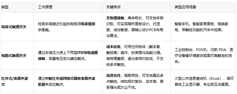 深度剖析觸摸開關(guān)的工作原理與設(shè)計優(yōu)勢