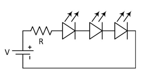 發(fā)光二極管中的電阻器