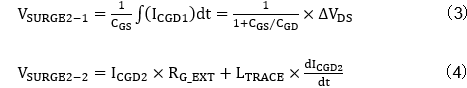 低邊開關(guān)導(dǎo)通時的Gate-Source間電壓的動作