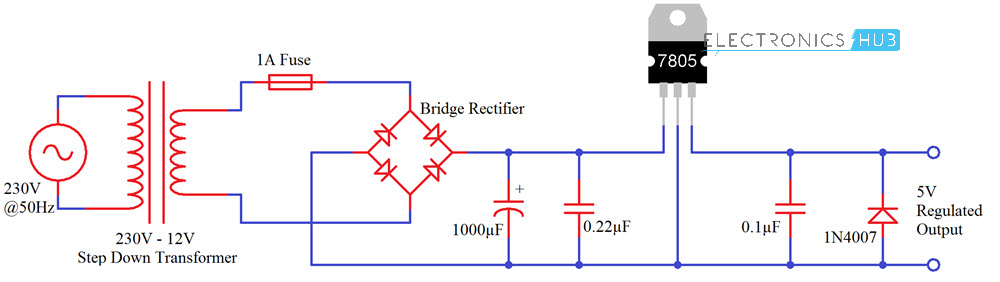 了解7805 IC電壓調(diào)節(jié)器