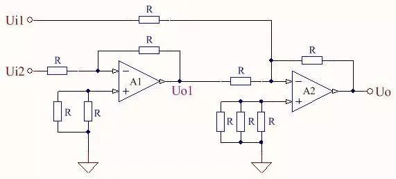 運(yùn)放的信號(hào)疊加電路與求差電路